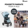 HAUCK - Poussette compacte - SHOP N CARE - 4 roues - Bleu