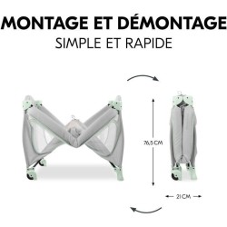 Lit de voyage - HAUCK - SLEEP N PLAY GO PLUS - 60 x 120 cm - Des la na