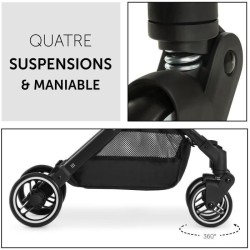 HAUCK - Poussette compacte - TRAVEL N CARE - 4 roues - Pliage a 1 main