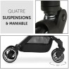 HAUCK - Poussette compacte - TRAVEL N CARE - 4 roues - Pliage a 1 main