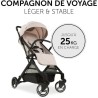 HAUCK - Poussette compacte - TRAVEL N CARE - 4 roues - Pliage a 1 main