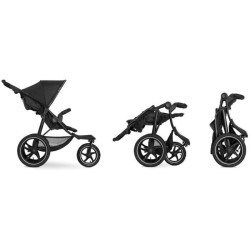 HAUCK - Poussette tout terrain - RUNNER 2 - 3 roues - Pliage a 1 main