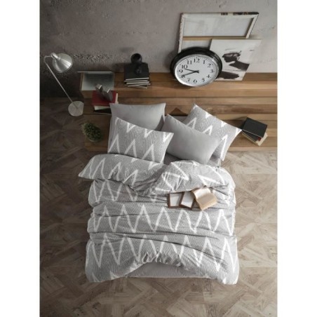 Parure de lit - 1 housse de couette 220 x 240 cm + 2 taies d'oreiller