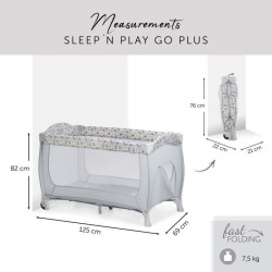 Lit de voyage - HAUCK - SLEEP N PLAY GO PLUS - 60 x 120 cm - Des la na