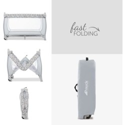 Lit de voyage - HAUCK - SLEEP N PLAY GO PLUS - 60 x 120 cm - Des la na