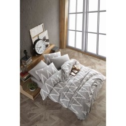 Parure de lit - 1 housse de couette 220 x 240 cm + 2 taies d'oreiller