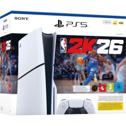 Pack PS5 Standard : Console PlayStation 5 (modele Slim) + NBA 2K26 (co