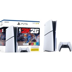 Pack PS5 Standard : Console PlayStation 5 (modele Slim) + NBA 2K26 (co