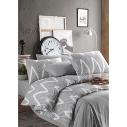 Parure de lit - 1 housse de couette 220 x 240 cm + 2 taies d'oreiller