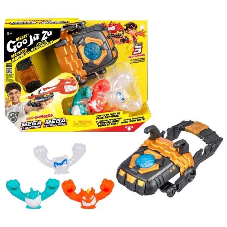 Mega lanceur - Jeu de tir - HERoeS OF GOO JIT ZU - 3 Goo Slingers Mega lanceur - Jeu de tir - HERoeS OF GOO JIT ZU - 3 Goo Slingers