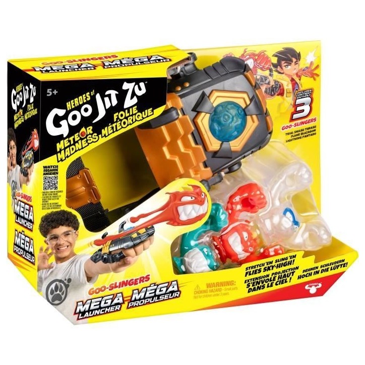 Mega lanceur - Jeu de tir - HERoeS OF GOO JIT ZU - 3 Goo Slingers Mega lanceur - Jeu de tir - HERoeS OF GOO JIT ZU - 3 Goo Slingers