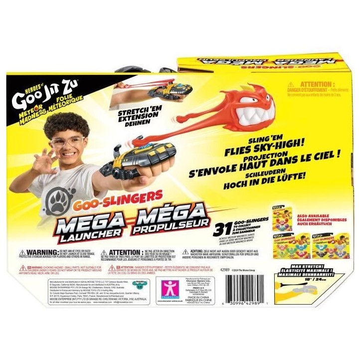 Mega lanceur - Jeu de tir - HERoeS OF GOO JIT ZU - 3 Goo Slingers Mega lanceur - Jeu de tir - HERoeS OF GOO JIT ZU - 3 Goo Slingers