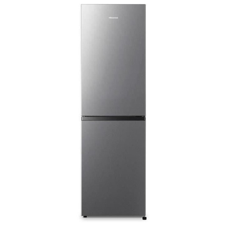Réfrigérateur combiné - HISENSE - RB327N4ADD - 2 portes - 256 L - No Frost (Sans givre) - Argent - L 55 x 55,7 x H 182,4 cm