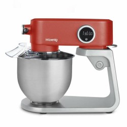 Robot pâtissier - HKoeNIG - KM124 - 5L - 8 vitesses - Rouge mat et ar