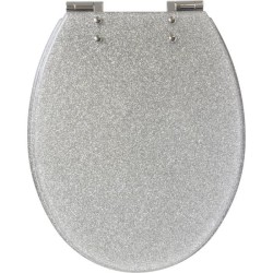 Abattant WC - GELCO DESIGN - Frein de chute magnétique - Gris paillet