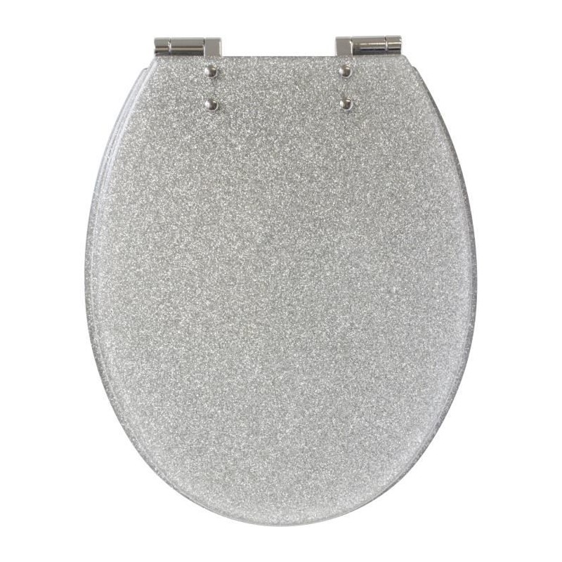 Abattant WC - GELCO DESIGN - Frein de chute magnétique - Gris paillet