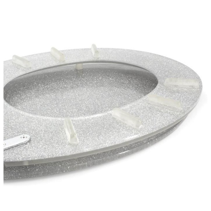 Abattant WC - GELCO DESIGN - Frein de chute magnétique - Gris pailleté Abattant WC - GELCO DESIGN - Frein de chute magnétique - Gris pailleté