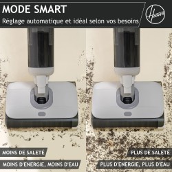 HOOVER HW500 - Aspirateur Balai Laveur sans Fil Eau et Poussiere - Dou