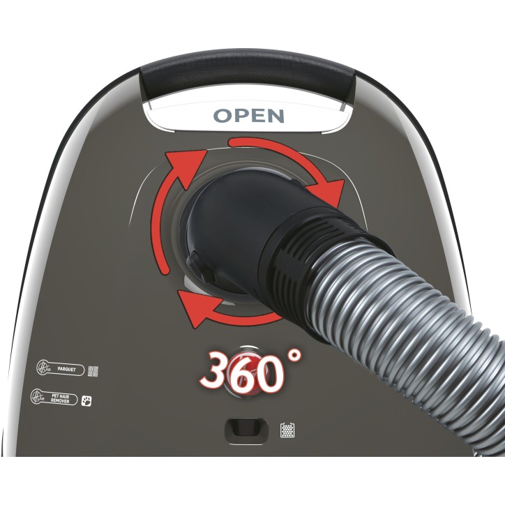 Aspirateur traineau avec sac - HOOVER - TXL21PET - 700 W - 69 dBA - Gris ardoise