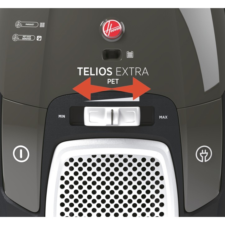 Aspirateur traineau avec sac - HOOVER - TXL21PET - 700 W - 69 dBA - Gris ardoise