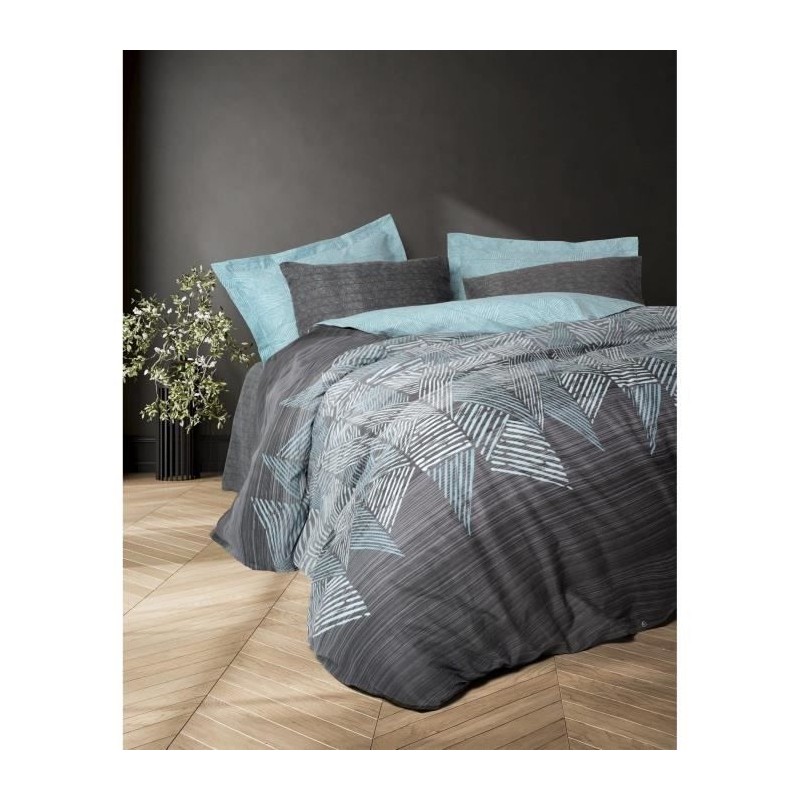 Parure de lit - 1 housse de couette 220 x 240 cm + 2 taies d'oreiller Parure de lit - 1 housse de couette 220 x 240 cm + 2 taies d'oreiller