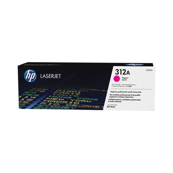 HP 312A Cartouche de Toner magenta authentique (CF383A) HP 312A Cartouche de Toner magenta authentique (CF383A)