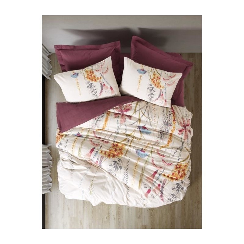 Parure de lit - 1 housse de couette 220 x 240 cm + 2 taies d'oreiller Parure de lit - 1 housse de couette 220 x 240 cm + 2 taies d'oreiller