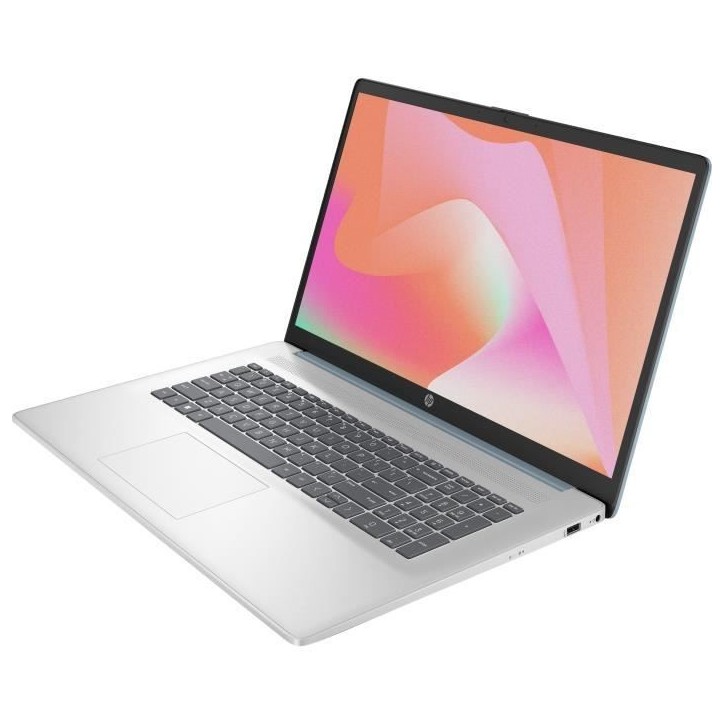 PC Portable HP 17-cp2051nf - Windows 11 - 17,3 FHD IPS - Ryzen 5 7520U - RAM 16Go - Stockage 512Go SSD - AZERTY PC Portable HP 17-cp2051nf - Windows 11 - 17,3 FHD IPS - Ryzen 5 7520U - RAM 16Go - Stockage 512Go SSD - AZERTY