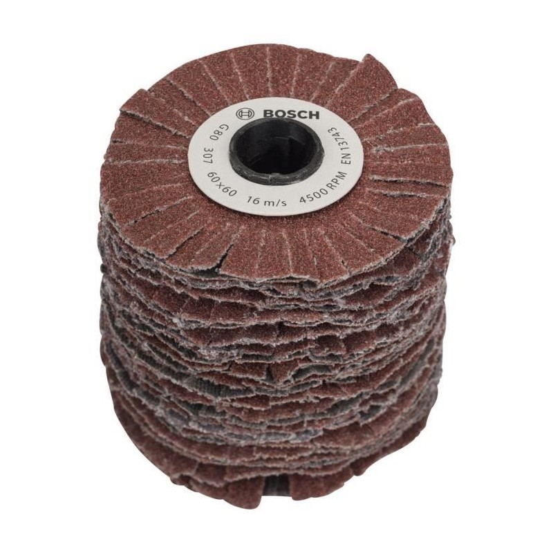 Rouleau flexible PRR 60mm G80 - BOSCH - Ponçage bois, métal et matie Rouleau flexible PRR 60mm G80 - BOSCH - Ponçage bois, métal et matie