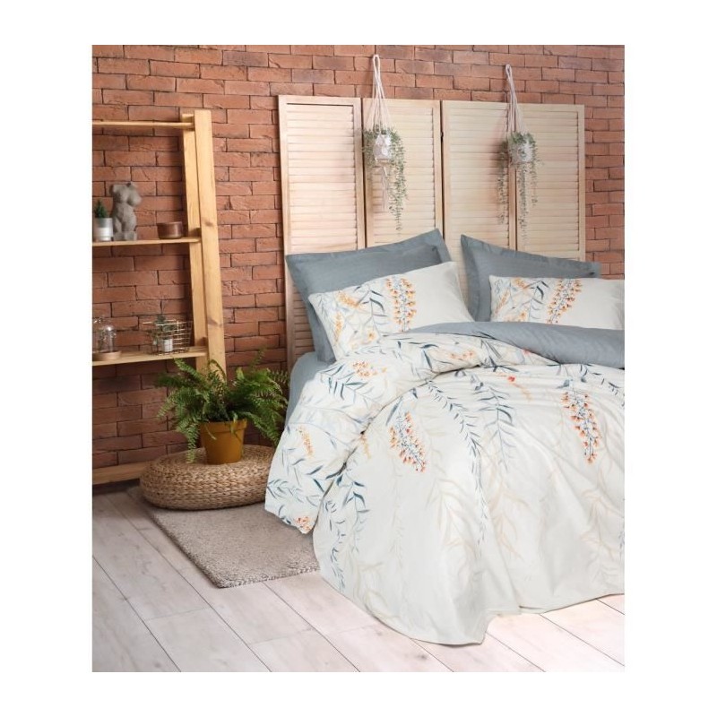 Parure de lit - 1 housse de couette 220 x 240 cm + 2 taies d'oreiller Parure de lit - 1 housse de couette 220 x 240 cm + 2 taies d'oreiller