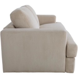 Canapé convertible express - 3 places - IGOR - Tissu velours côtelé