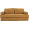 Canapé convertible express - 3 places - IGOR - Tissu gauffré - Ocre Canapé convertible express - 3 places - IGOR - Tissu gauffré - Ocre