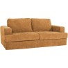Canapé convertible express - 3 places - IGOR - Tissu gauffré - Ocre Canapé convertible express - 3 places - IGOR - Tissu gauffré - Ocre
