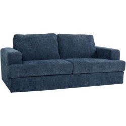 Canapé convertible express - 3 places - IGOR - Tissu gauffré - Saphi