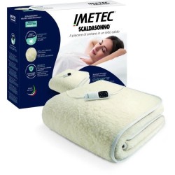 Surmatelas Chauffant - Imetec - 1 Place 100% Laine et Mérinos, 150 x