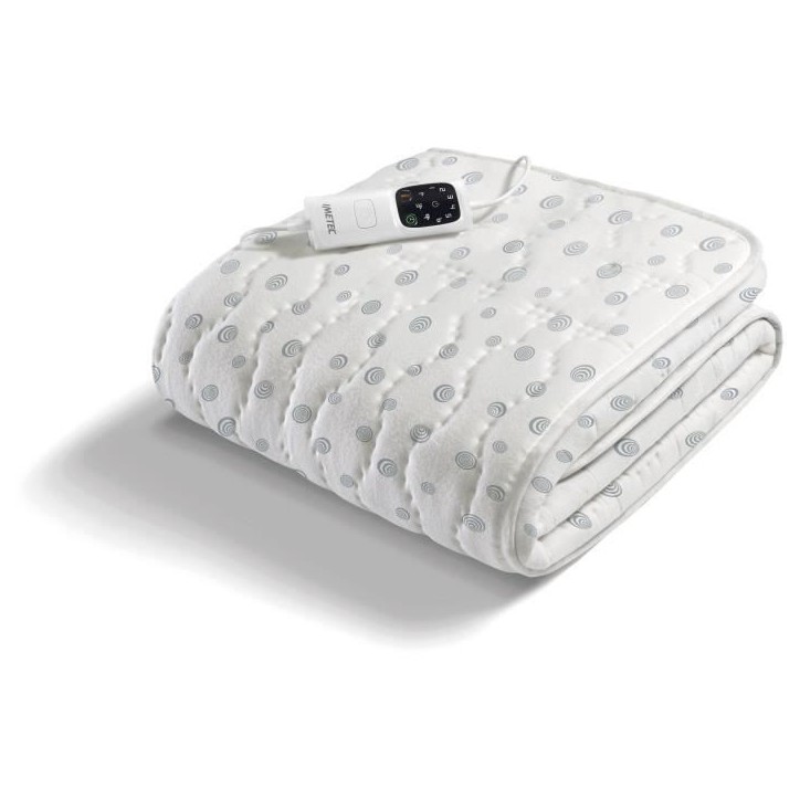 Surmatelas Chauffant - Imetec - 1 Place Adapto, 150x80cm - 6 Températures - 100% Coton Chauffage Rapide - Température Constant Surmatelas Chauffant - Imetec - 1 Place Adapto, 150x80cm - 6 Températures - 100% Coton Chauffage Rapide - Température Constant