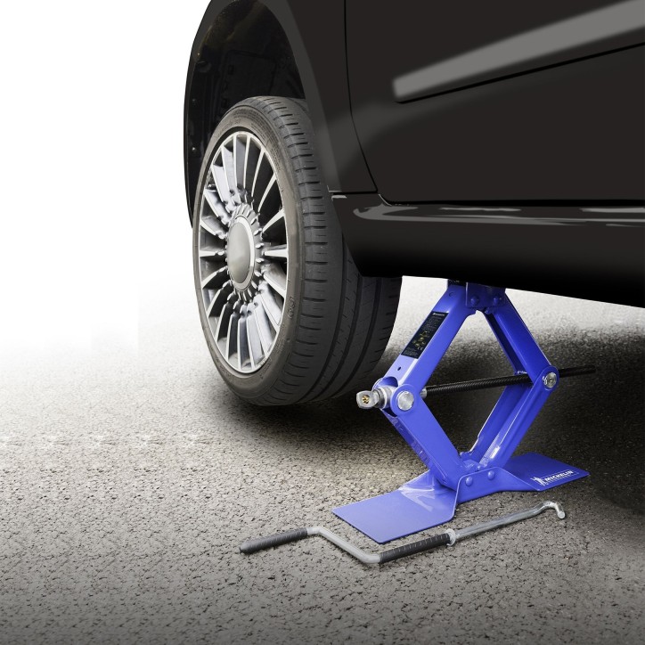 Cric losange 1,5T - MICHELIN - Hauteur de levage de 115 mm a 390 mm Cric losange 1,5T - MICHELIN - Hauteur de levage de 115 mm a 390 mm