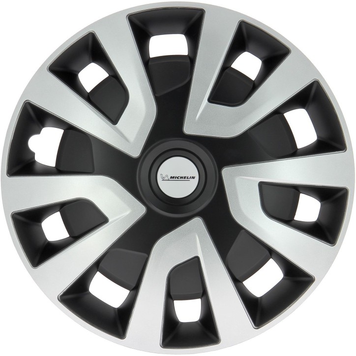4 enjoliveurs 15 - MICHELIN - spécial utilitaires et camping-car -NVS : pastille réfléchissante pour visibilité de nuit 4 enjoliveurs 15 - MICHELIN - spécial utilitaires et camping-car -NVS : pastille réfléchissante pour visibilité de nuit