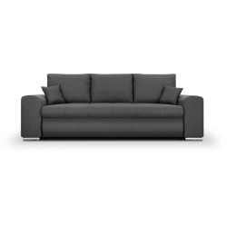 Canapé convertible avec coffre de rangement 3 places - INDIAN - Tissu