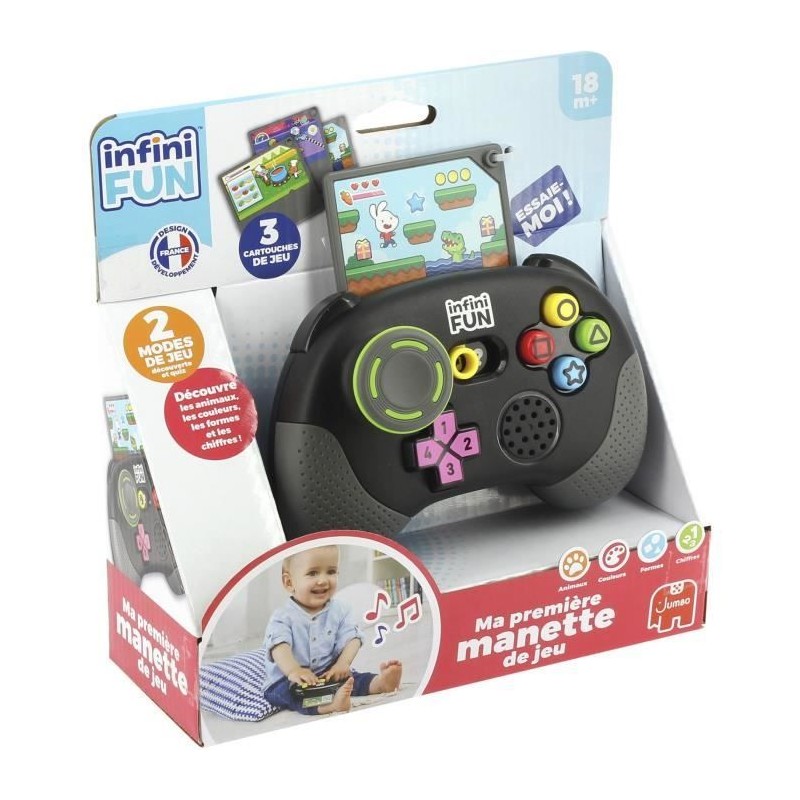 Ma premiere manette de jeux video - INFINI FUN - Des 18 mois Ma premiere manette de jeux video - INFINI FUN - Des 18 mois