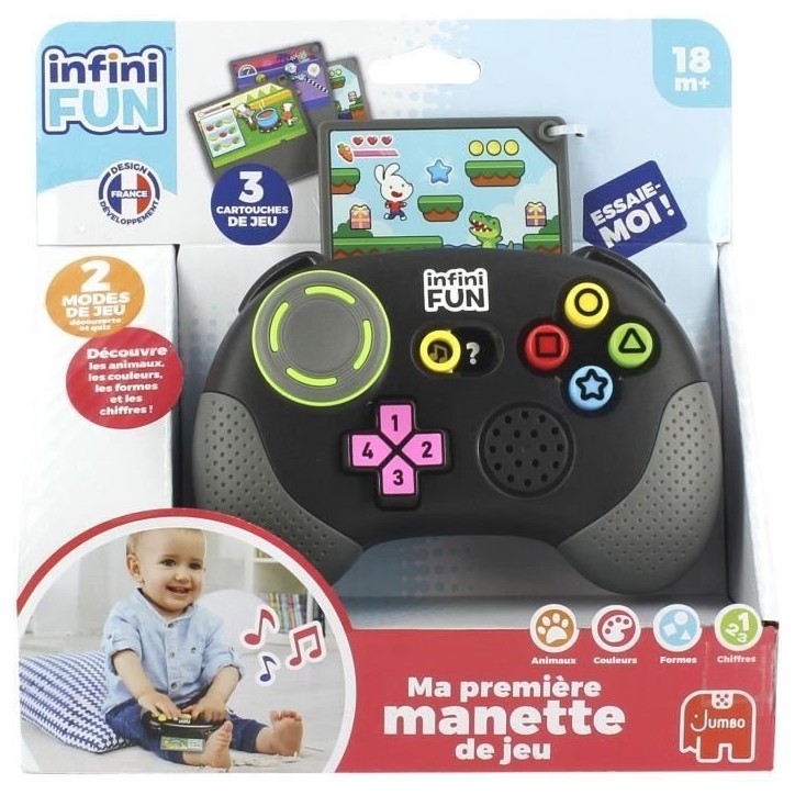 Ma premiere manette de jeux video - INFINI FUN - Des 18 mois Ma premiere manette de jeux video - INFINI FUN - Des 18 mois