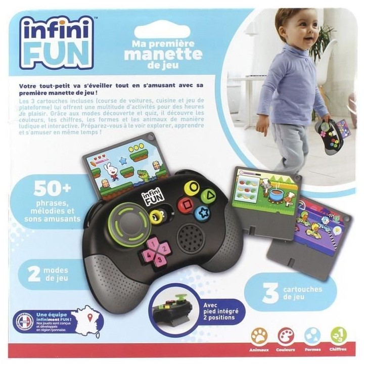 Ma premiere manette de jeux video - INFINI FUN - Des 18 mois Ma premiere manette de jeux video - INFINI FUN - Des 18 mois