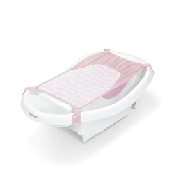 INGENUITY Baignoire bébé évolutive Deluxe rose, de la naissance jus