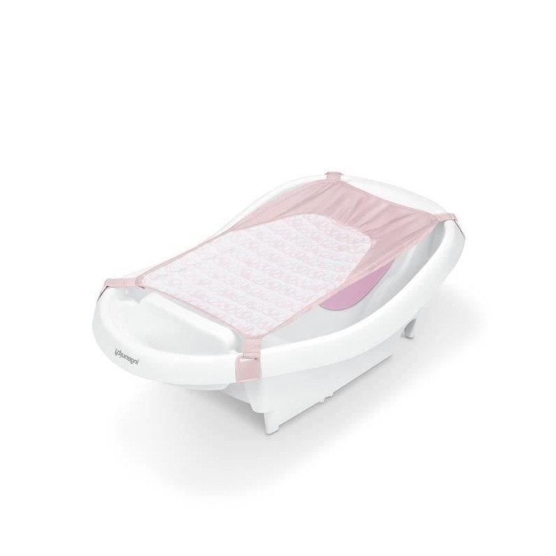 INGENUITY Baignoire bébé évolutive Deluxe rose, de la naissance jus