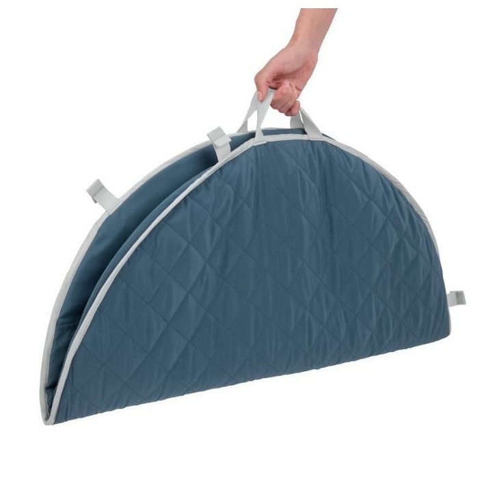 INGENUITY Tapis d'éveil réversible bébé évolutif - Marin - pliable, arche de jeu en bois amovible, 5 jouets, miroir, coussi