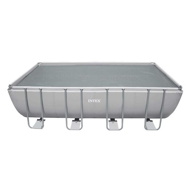 Bâche a bulles renforcée rectangulaire pour piscine tubulaire 7,32 x 3,66 m - Intex