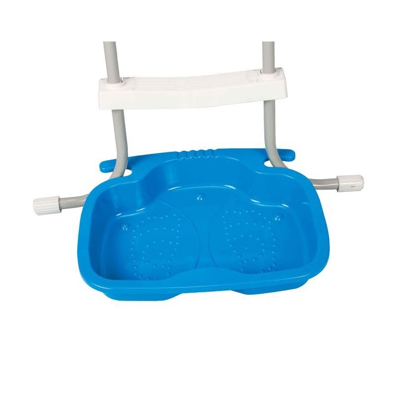 INTEX Pediluve - 56 x 46 x 9 cm - Bleu ou gris (couleur aléatoire)