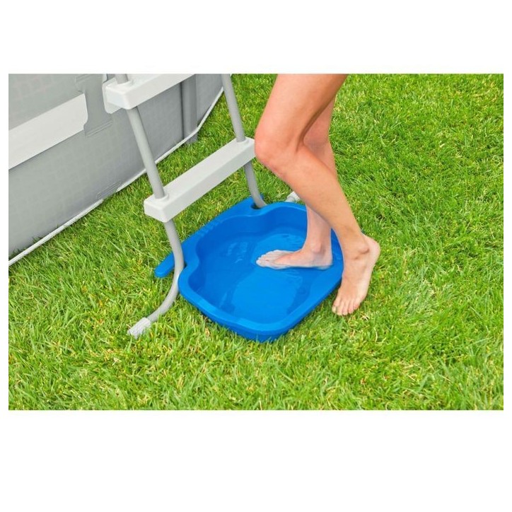 INTEX Pediluve - 56 x 46 x 9 cm - Bleu ou gris (couleur aléatoire)