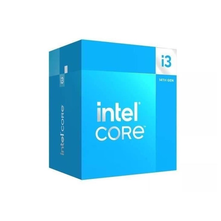 Processeur - INTEL - Core i3-14100 4.7GHz LGA1700 Box - Cache 12 MB Intel Smart Cache - Quadricoeur - 512 Go Processeur - INTEL - Core i3-14100 4.7GHz LGA1700 Box - Cache 12 MB Intel Smart Cache - Quadricoeur - 512 Go