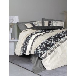 Parure de lit - 1 housse de couette 220 x 240 cm + 2 taies d'oreiller